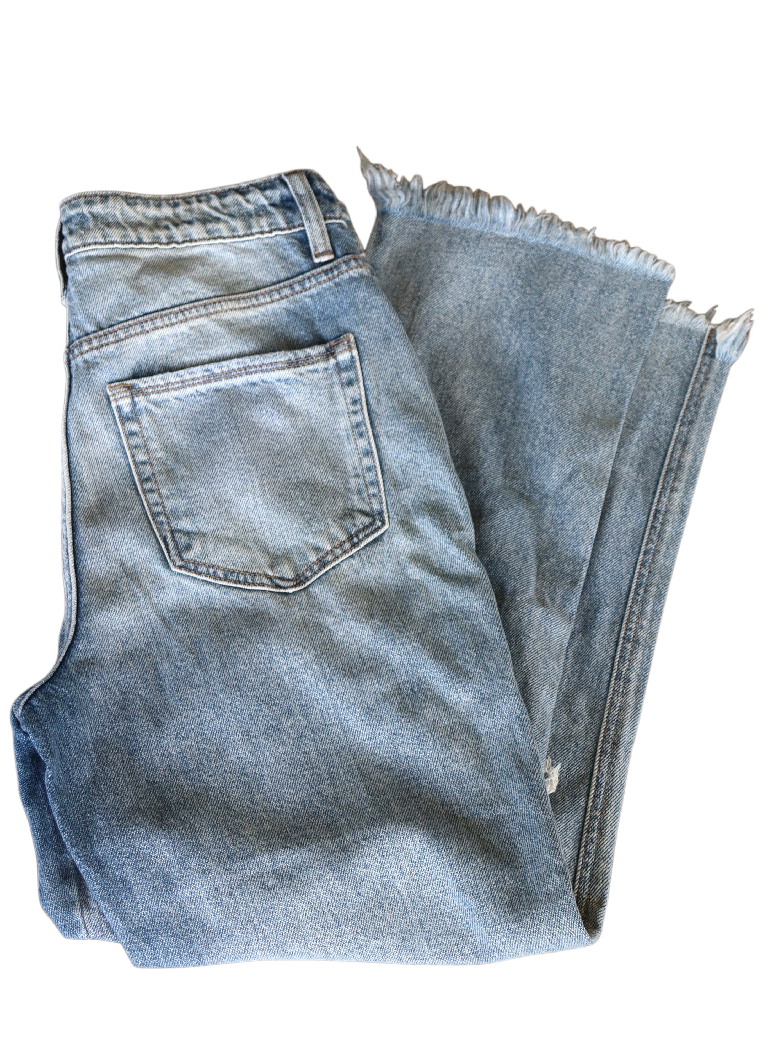 Flying Monkey High Rise Vintage Straight Leg Jeans