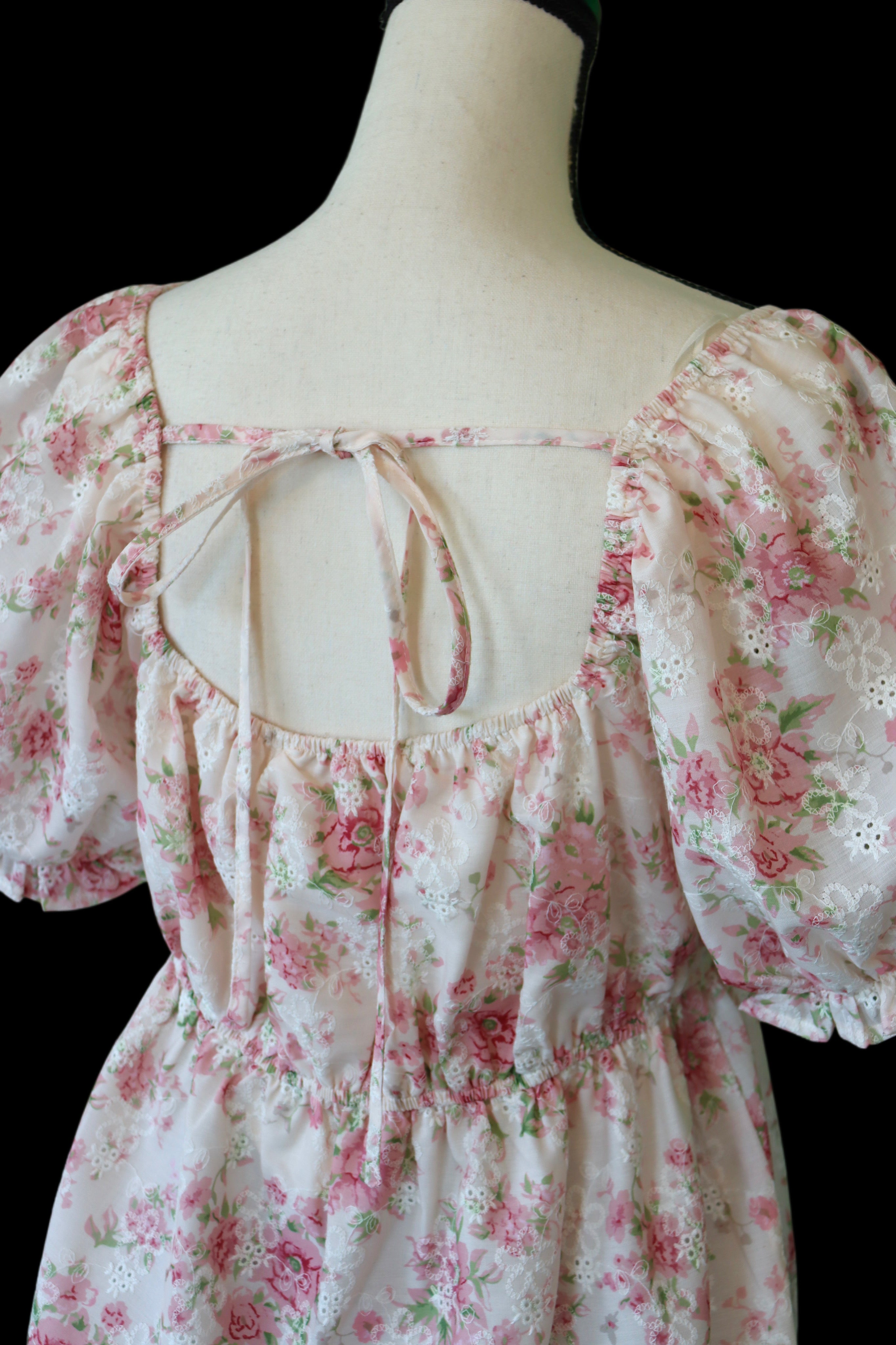 Adorable Babydoll Embroidered Top