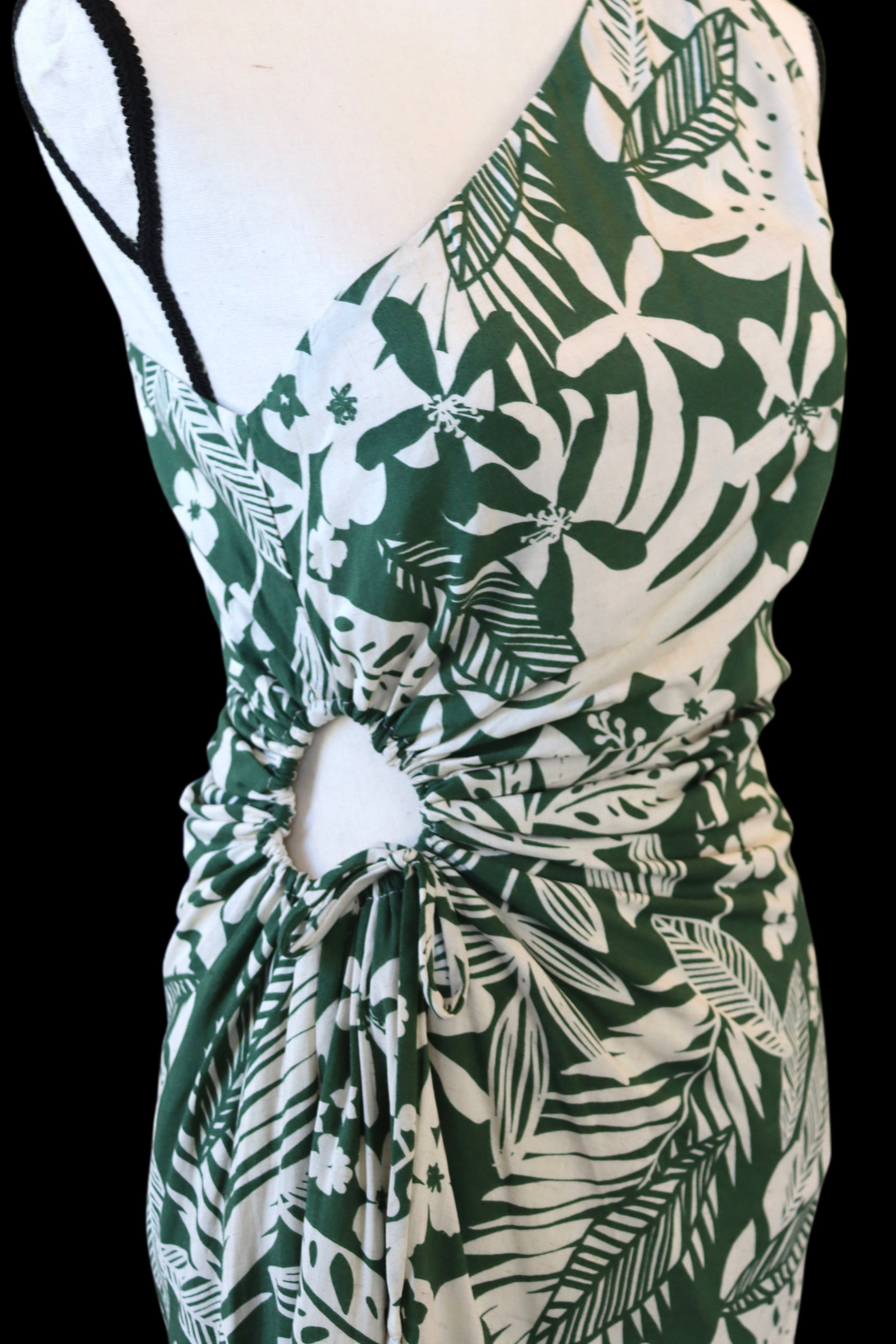 Tropical Vibe Off The Shoulder Dress
