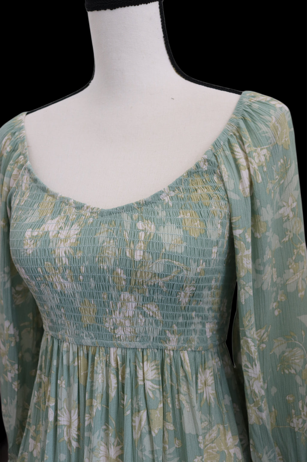 Ruffle Sleeve Floral Dress