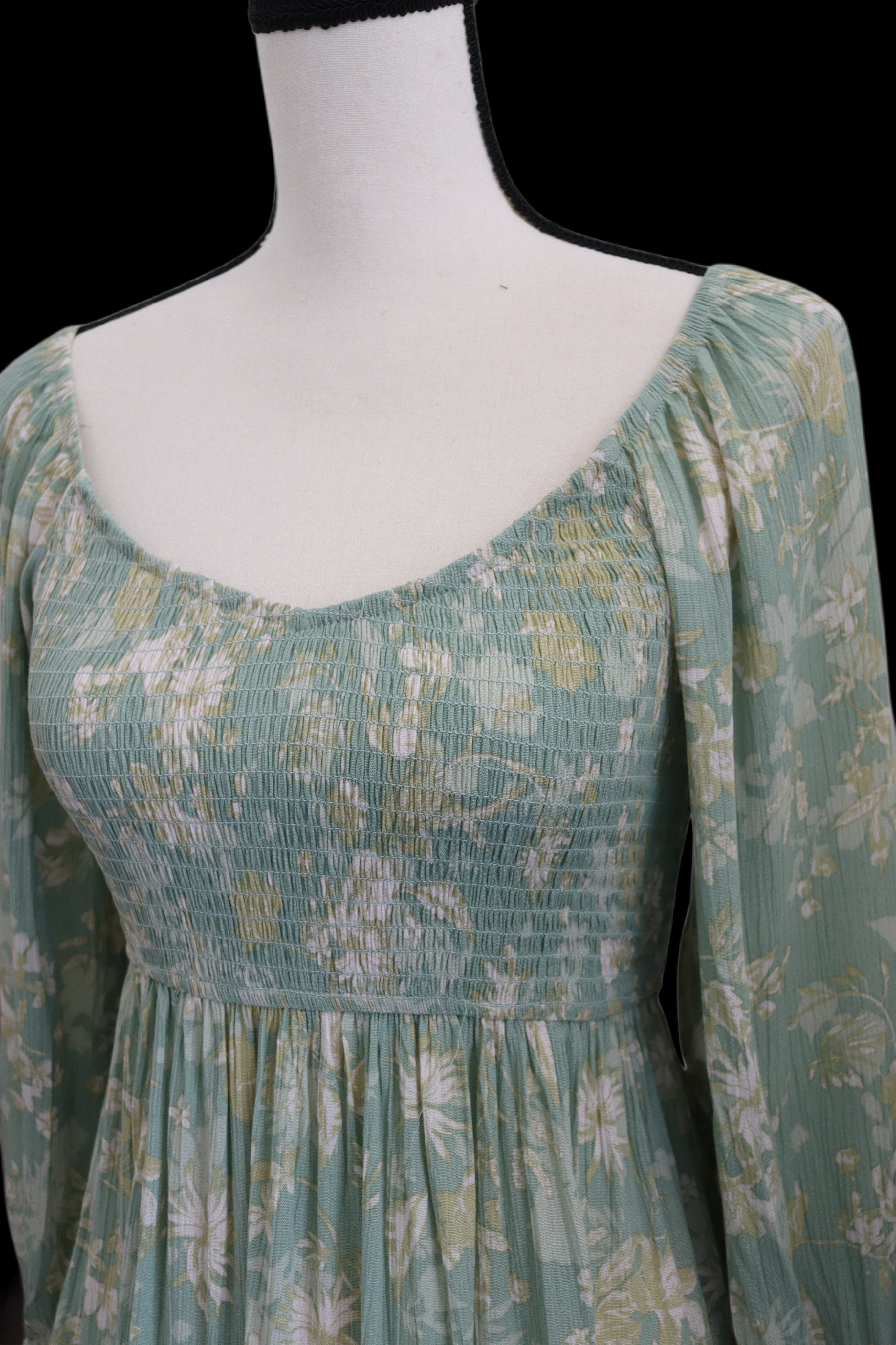 Ruffle Sleeve Floral Dress