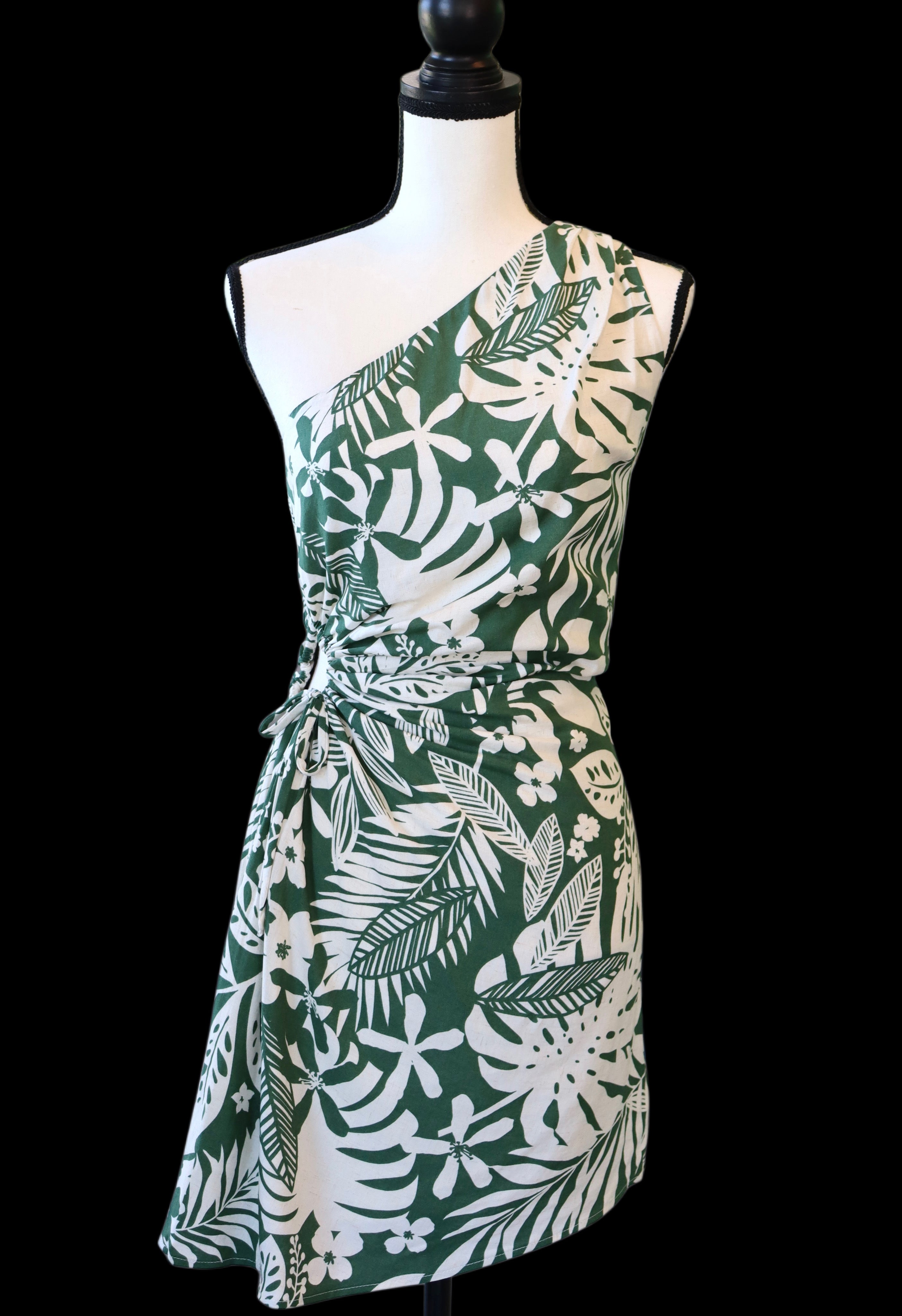 Tropical Vibe Off The Shoulder Dress